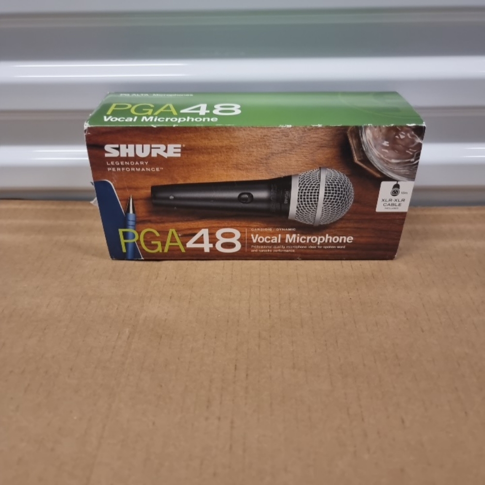 Shure PGA48-XLR Cardioid Dynamic Vocal Microphone